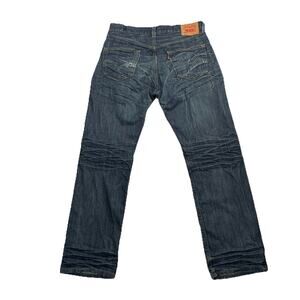 Levis Men 501 Straight Leg Button Fly Cotton Size 33 x 30" Inseam Blue 50-51